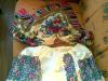 MARAMURES Costum popular foarte vechi ,  batic cu fir de aur